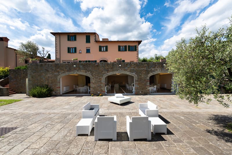 Tenuta il poggetto location in Toscana matrimonio immerso nel verde SALONE DEGLI ARCHI 11