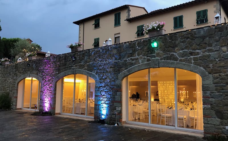 Tenuta il poggetto location in Toscana matrimonio immerso nel verde SALONE DEGLI ARCHI 5